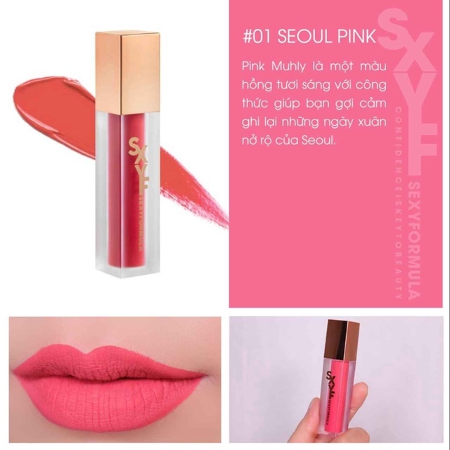 SON KEM LÌ KHÔNG TRÔI CTRL KEY ALL LASTING LIPQUID - SEXYFORMULA