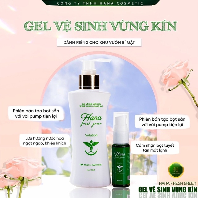 DUNG DỊCH VỆ SINH PHỤ NỮ HANA FRESH GREEN - HANA MART