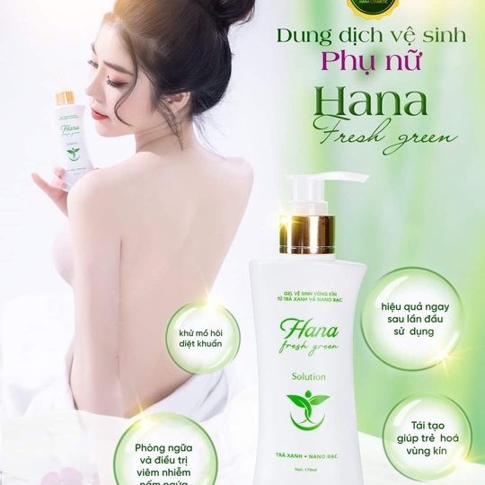 DUNG DỊCH VỆ SINH PHỤ NỮ HANA FRESH GREEN - HANA MART