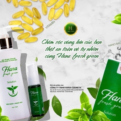 DUNG DỊCH VỆ SINH PHỤ NỮ HANA FRESH GREEN - HANA MART