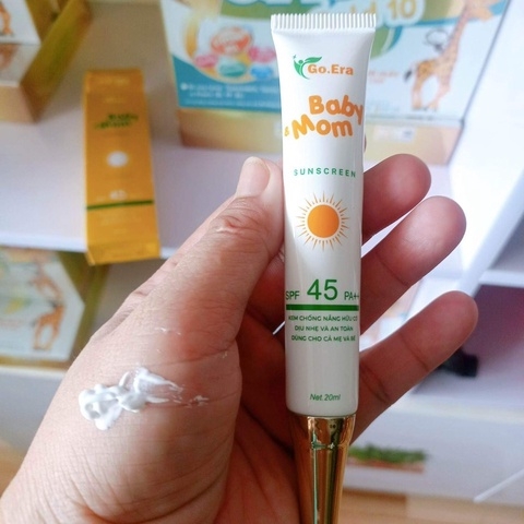 KEM CHỐNG NẮNG BABY & MOM SPF 45 PA +++ 20ML- KYO GO.ERA