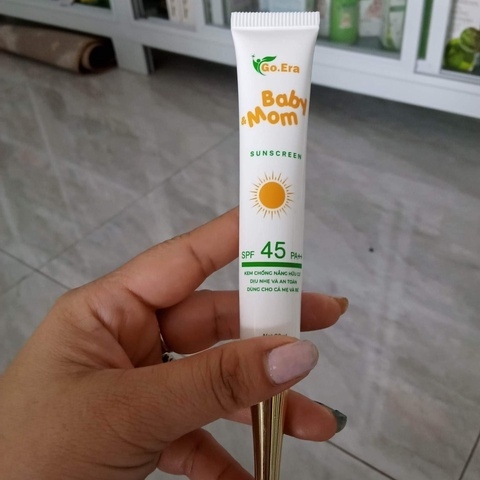 KEM CHỐNG NẮNG BABY & MOM SPF 45 PA +++ 20ML- KYO GO.ERA