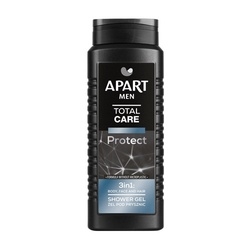 GEL TẮM NAM DƯỠNG ẨM, BẢO VỆ DA 3 TRONG 1 500ML- APART MEN
