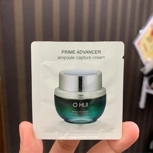 GÓI SAMPLE KEM OHUI DƯỠNG TRẮNG VÀ CĂNG BÓNG DA OHUI PRIME ADVANCER AMPOULE CAPTURE CREAM 1ML - OHUI