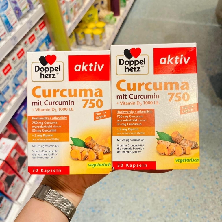 VIÊN UỐNG TINH NGHỆ VÀ VITAMIN D3 NỘI ĐỊA ĐỨC - DOPPELHERZ