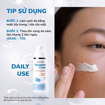 KEM GIẢM NÁM, TÀN NHANG & DƯỠNG TRẮNG MELASMA CREAM 30G - NEOTHERA