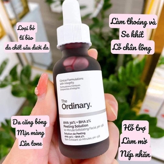 SERUM PEEL DA AHA 30% + BHA 2% MỸ - THE ORDINARY