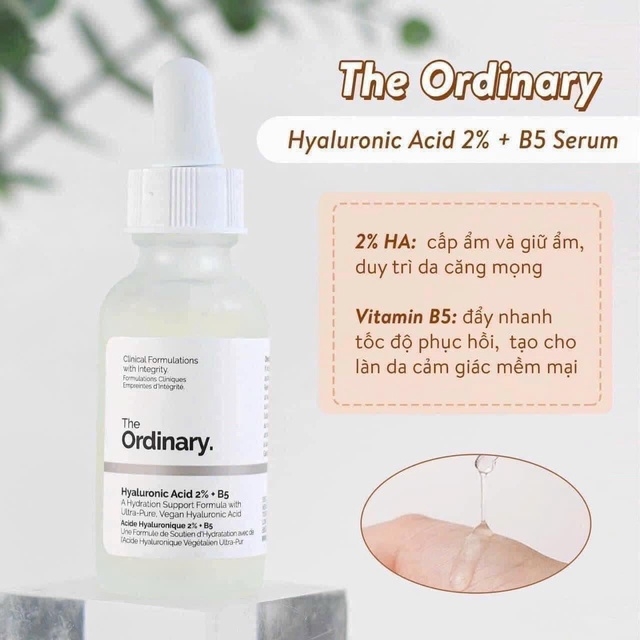 SERUM CẤP ẨM SÂU TÁI TẠO DA HA + VITAMIN B5 30ML - THE ORDINARY