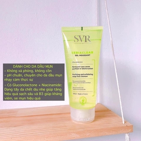 SỮA RỬA MẶT CHO DA DẦU NỘI ĐỊA PHÁP - SVR