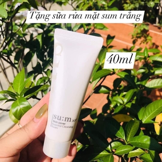 SET SỮA RỬA MẶT SUM DỊU NHẸ 4 MÓN - SUM