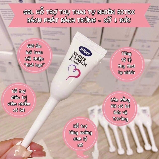 GEL HỖ TRỢ THỤ THAI TỰ NHIÊN - RITEX