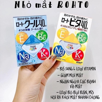 DUNG DỊCH NHỎ MẮT NHẬT BẢN - ROHTO