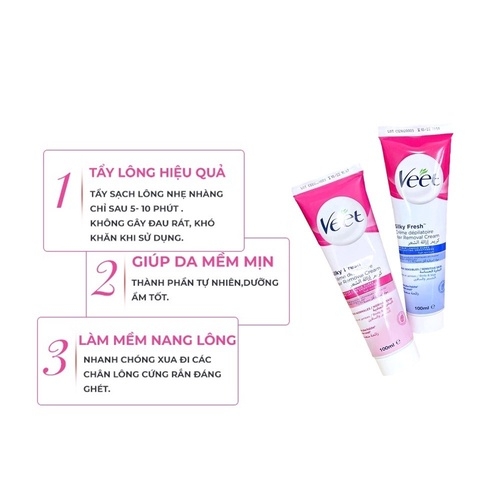 KEM TẨY LÔNG 100ML - VEET