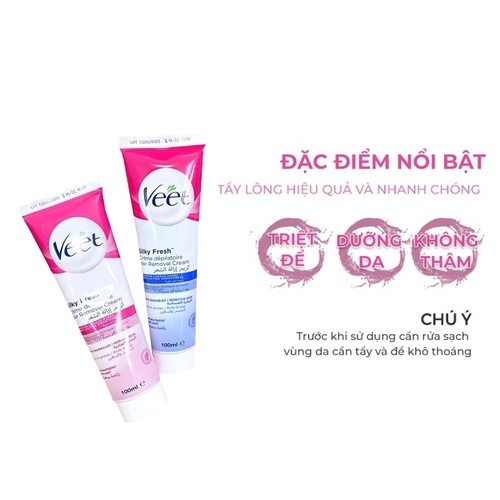 KEM TẨY LÔNG 100ML - VEET