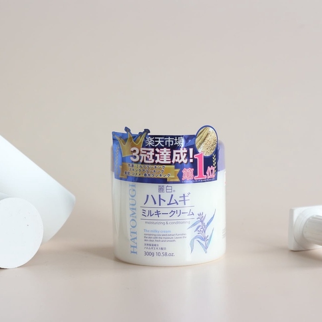 KEM DƯỠNG ẨM VÀ LÀM SÁNG DA 300 GRAM - HATOMUGI
