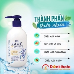SỮA DƯỠNG THỂ LÀM SÁNG DA NGÀY ĐÊM VÀ CHỐNG NẮNG - HATOMUGI