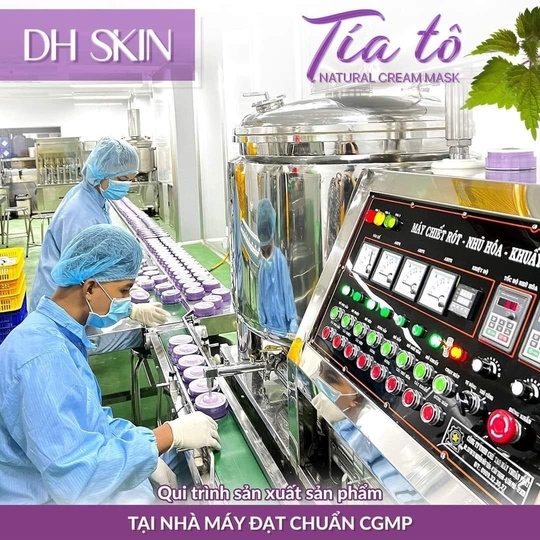 MẶT NẠ TÍA TÔ DH SKIN 120G - DƯỠNG TRẮNG, MỜ THÂM, NGỪA MỤN, CHỐNG LÃO HÓA - MỸ PHẨM 24H