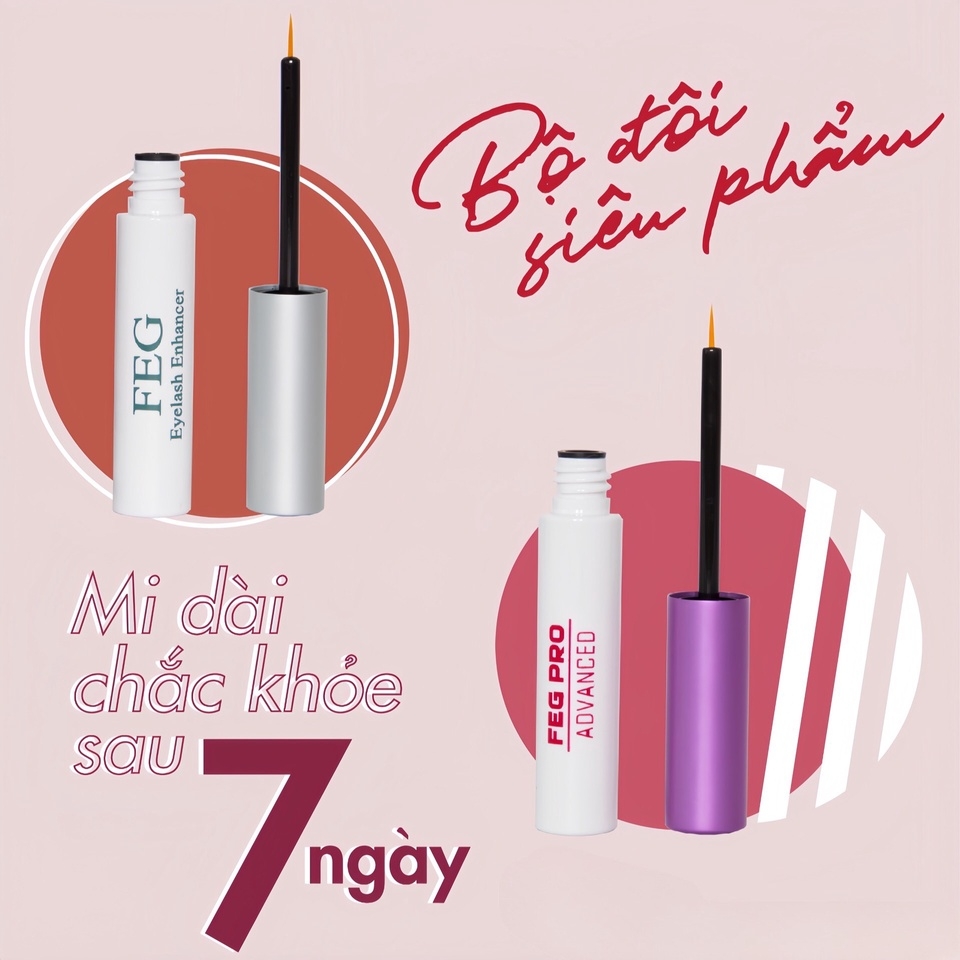 DƯỠNG MI FEG EYELASH - MI DÀI LUNG LINH, CHẮC KHỎE - MỸ PHẨM 24H