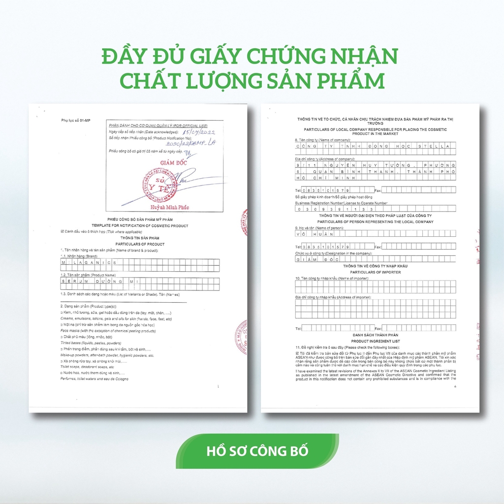 SERUM DƯỠNG DÀI MI TỪ DẦU NGUYÊN CHẤT (DỪA, OLIVE, ARGAN) 5ML- MILAGANICS