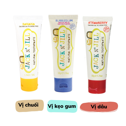 KEM ĐÁNH RĂNG CHO BÉ HỮU CƠ ÚC - JACK N JILL