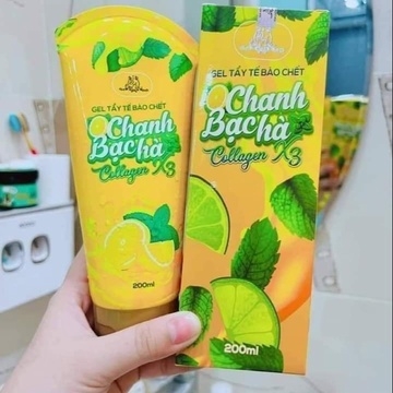 TẨY TẾ BÀO CHẾT COLLAGEN X3 CHANH VÀ BẠC HÀ KT1-GDN