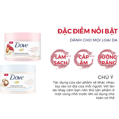 TẨY TẾ BÀO CHẾT TOÀN THÂN 225ML - DOVE