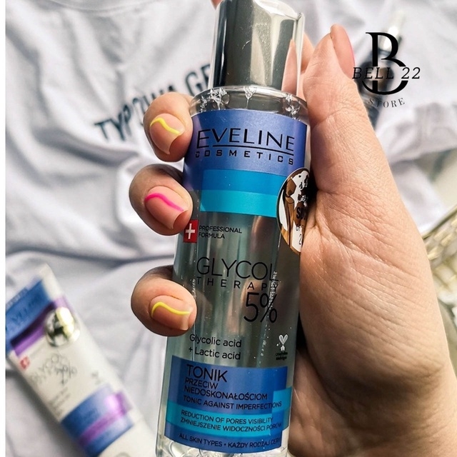 NƯỚC HOA HỒNG TONER EVELINE 5% GLYCOLIC ACID B1102 - BELL22 STORE