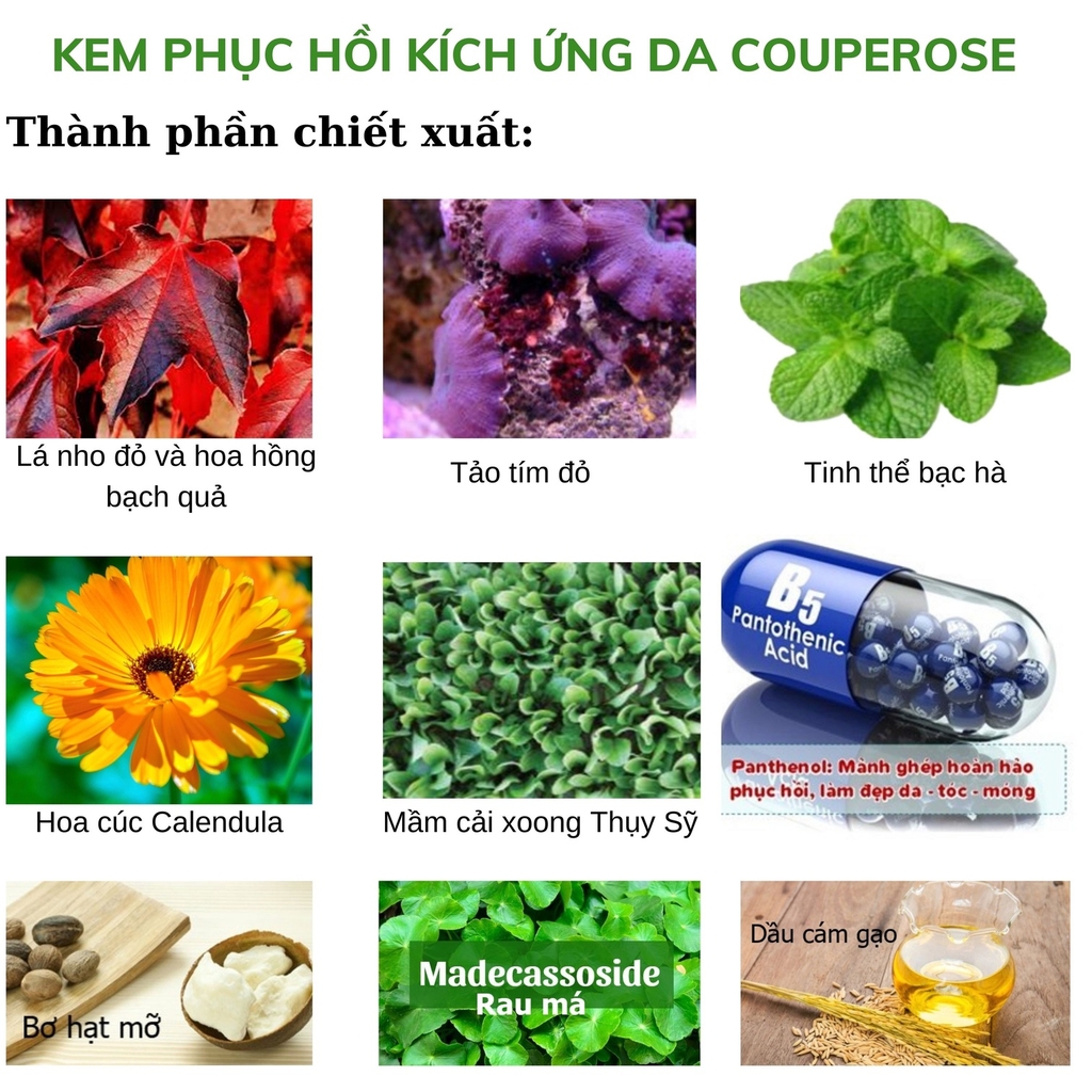 KEM PHỤC HỒI KÍCH ỨNG DA COUPEROSE 30ML - SWISSFORCE
