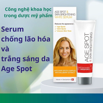 CM BRIDGE - SERUM CHỐNG LÃO HÓA VÀ LÀM SÁNG DA AGE SPOT 30ML- SWISSFORCE