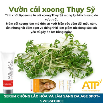 CM BRIDGE - SERUM CHỐNG LÃO HÓA VÀ LÀM SÁNG DA AGE SPOT 30ML- SWISSFORCE