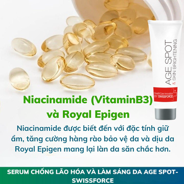 CM BRIDGE - SERUM CHỐNG LÃO HÓA VÀ LÀM SÁNG DA AGE SPOT 30ML- SWISSFORCE