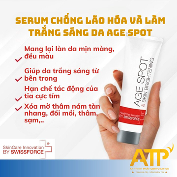 CM BRIDGE - SERUM CHỐNG LÃO HÓA VÀ LÀM SÁNG DA AGE SPOT 30ML- SWISSFORCE