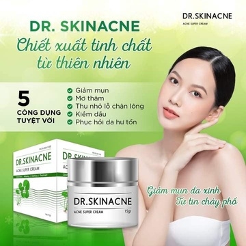 KEM GIẢM MỤM THẨM DR.SKINACNE 15G KT-GDN