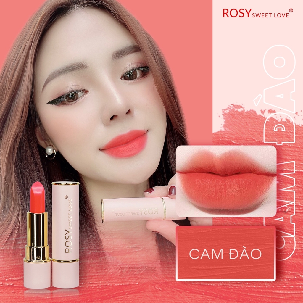 COMBO QUÀ TẶNG] 1 SON SÁP LÌ ROSY SWEETLOVE + 2 NƯỚC HOA SIMPLE 10ML - CHAVA