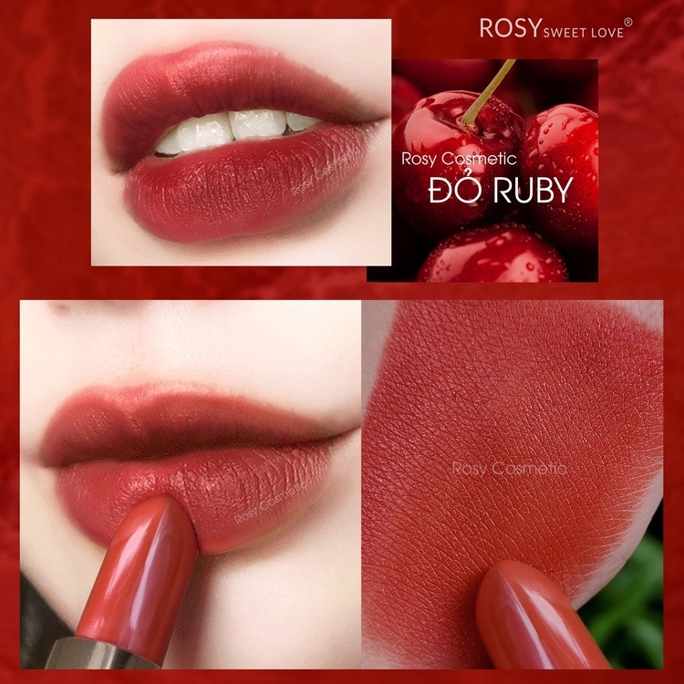 COMBO QUÀ TẶNG] 2 SON SÁP LÌ ROSY SWEETLOVE + 1 NƯỚC HOA SIMPLE 10ML - CHAVA