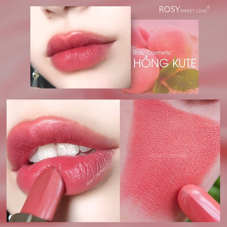 COMBO QUÀ TẶNG] 2 SON SÁP LÌ ROSY SWEETLOVE + 1 NƯỚC HOA SIMPLE 10ML - CHAVA