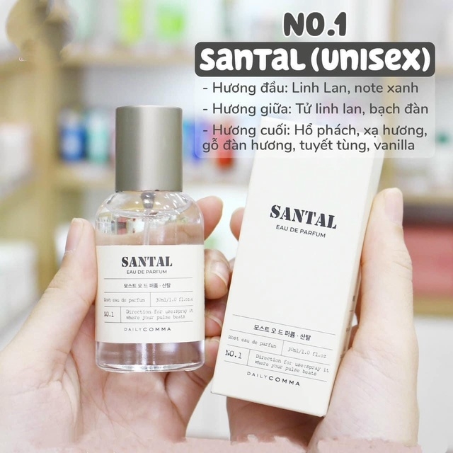 NƯỚC HOA DAILY COMMA NỘI ĐỊA HÀN DUNG TÍCH 30ML - DAILY COMMA