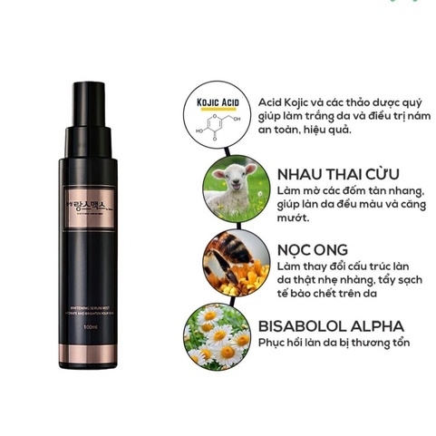 TINH CHẤT MỜ NÁM, TRẮNG DA DONGSUNG MISKOS WHITENING 100ML - DONGSUNG