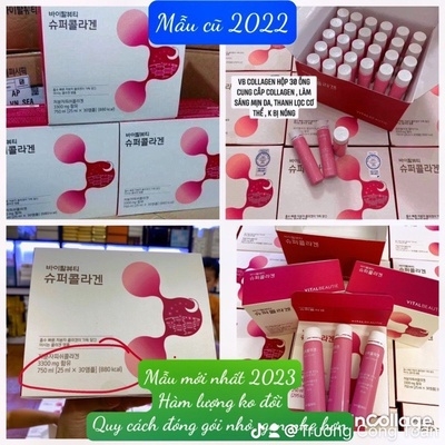 TINH CHẤT CÔ ĐẶC BỔ SUNG COLLAGEN VITAL BEAUTIE SUPER COLLAGEN AMPOULE (30 ỐNG)
