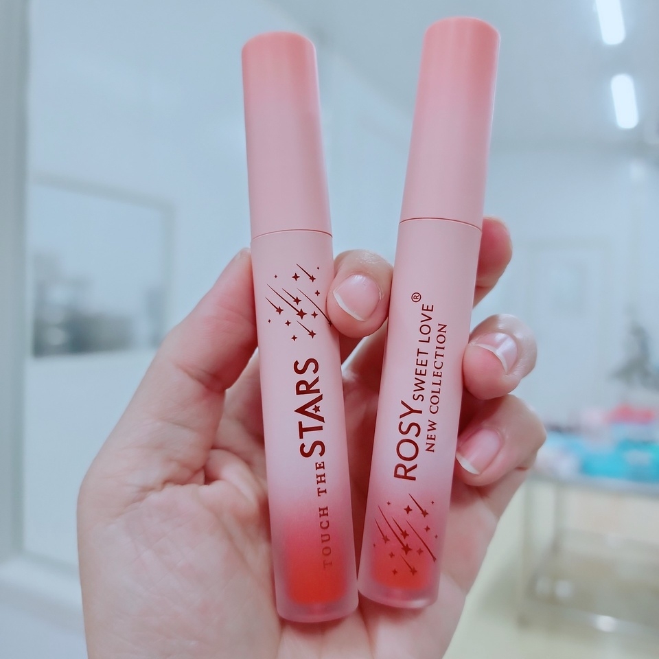 COMBO QUÀ TẶNG] 2 SON KEM LÌ TOUCH THE STARS - ROSY