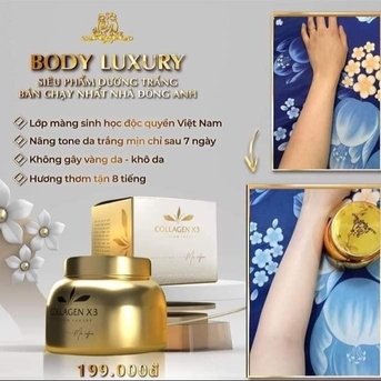 KEM BODY DƯỠNG TRẮNG DA TOÀN THÂN COLAGEN X3 SPF 45+ KT4 - GDN