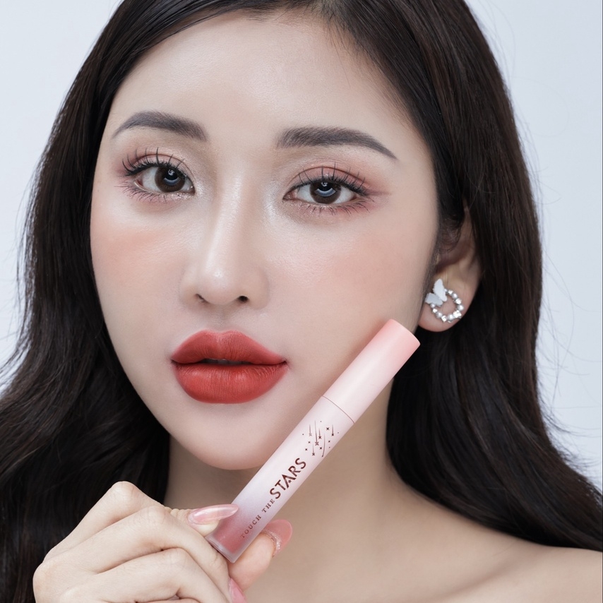 COMBO QUÀ TẶNG] 1 SON KEM LÌ ROSY TOUCH THE STARS + 2 NƯỚC HOA SIMPLE 10ML - CHAVA