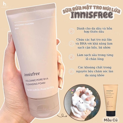 SỮA RỬA MẶT QUỐC DÂN HÀN QUỐC 150ML - INNISFREE