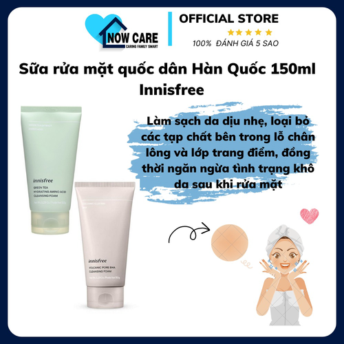 SỮA RỬA MẶT QUỐC DÂN HÀN QUỐC 150ML - INNISFREE