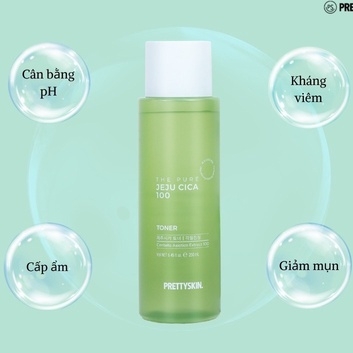 NƯỚC HOA HỒNG/ TONER/ NƯỚC CÂN BẰNG ẨM RAU MÁ PRETTYSKIN 250ML AD335 - ÁNH DƯƠNG