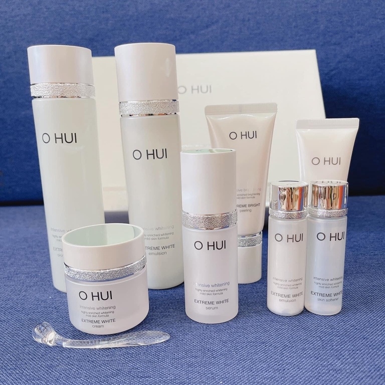 BỘ DƯỠNG DA OHUI CHÍNH HÃNG FULL 8 MÓN - MÀU TRẮNG AD337 - ÁNH DƯƠNG