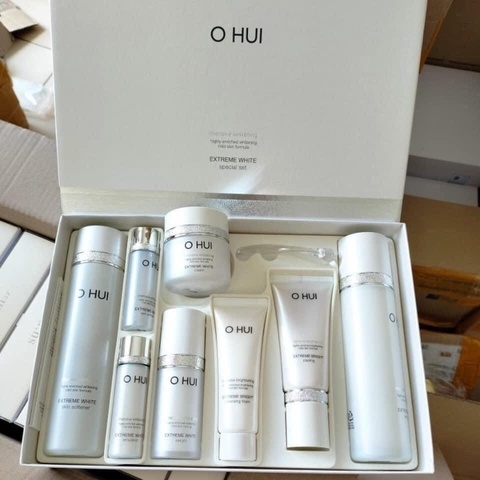 BỘ DƯỠNG DA OHUI CHÍNH HÃNG FULL 8 MÓN - MÀU TRẮNG AD337 - ÁNH DƯƠNG