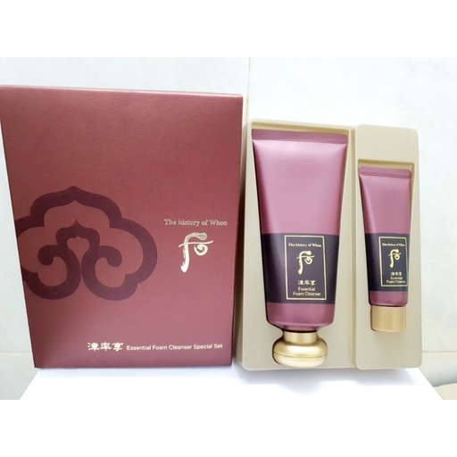 SÉT 2 SỮA RỬA MẶT WHOO ĐỎ CHỐNG NHĂN LÃO HÓA DA KÈM HỘP AD345 - ÁNH DƯƠNG
