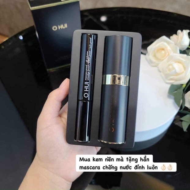 SET KEM NỀN DẠNG THỎI 2 ĐẦU TẶNG KÈM MACARA CHE KHUYẾN ĐIỂM CHỐNG NẮNG AD359 - ÁNH DƯƠNG