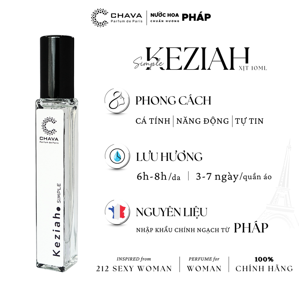 COMBO QUÀ TẶNG] 2 SON SÁP LÌ ROSY SWEETLOVE + 1 NƯỚC HOA SIMPLE 10ML - CHAVA
